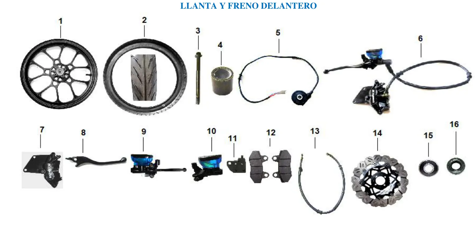 Diagrama INDY 250cc 2024 Indy 250