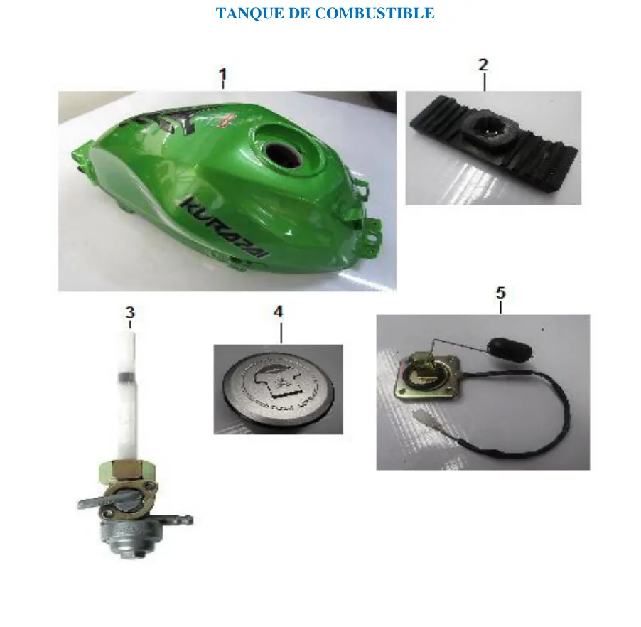Diagrama Tanque de combustible Yakuza Sport Carabela