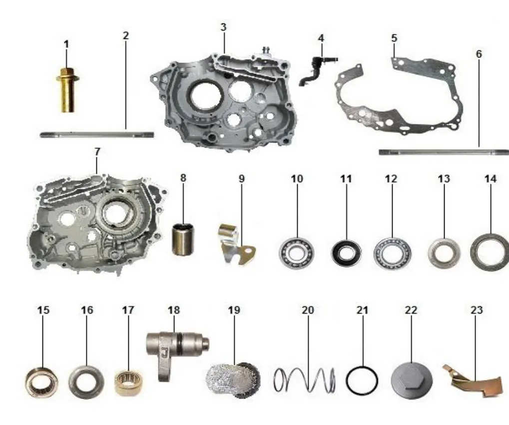 Diagrama Carters de motor Bat 150