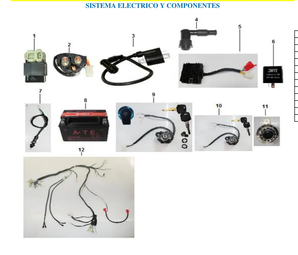 Diagrama Black wing 2021 Blackwing 250, 2021-2025