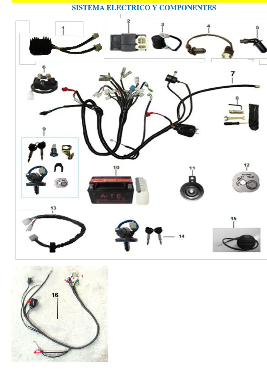 Diagrama DYNA 175cc Dyna Sport 175