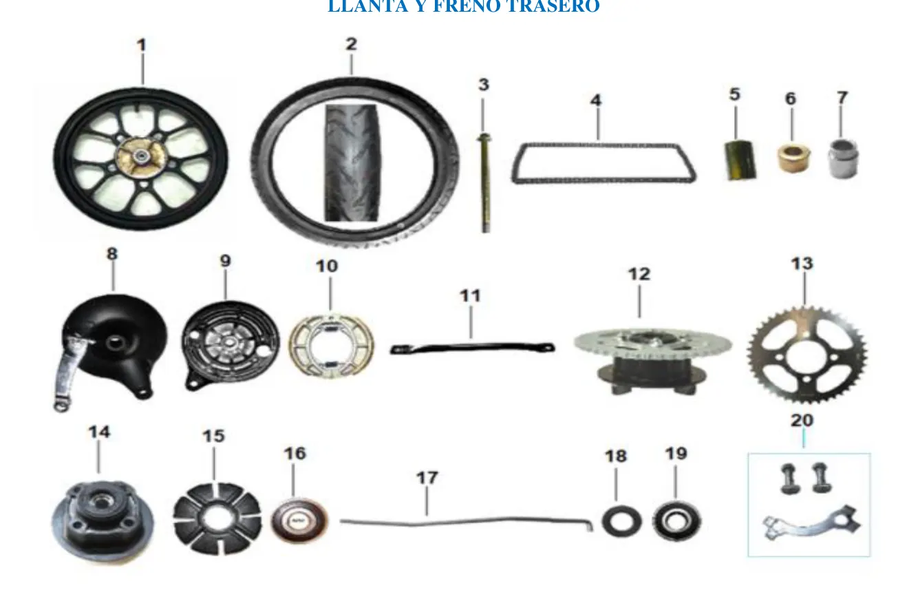 Diagrama INDY 250cc 2024 Indy 250