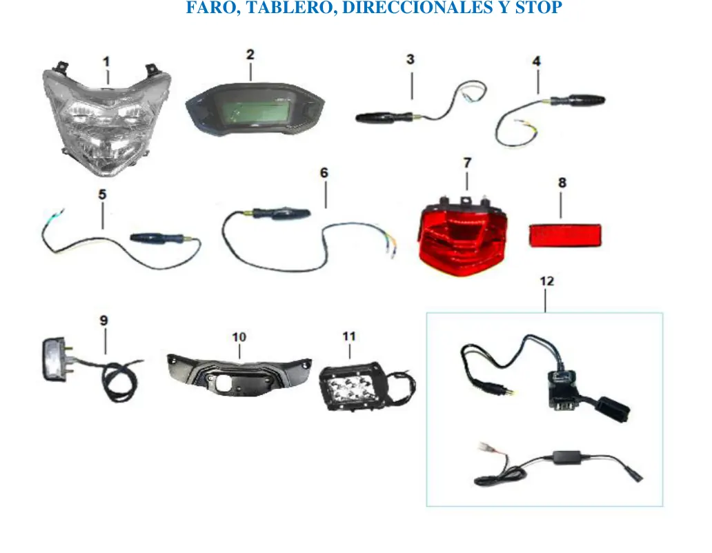 Diagrama DIRT-3 250cc 2023 Carabela Dirt3 250