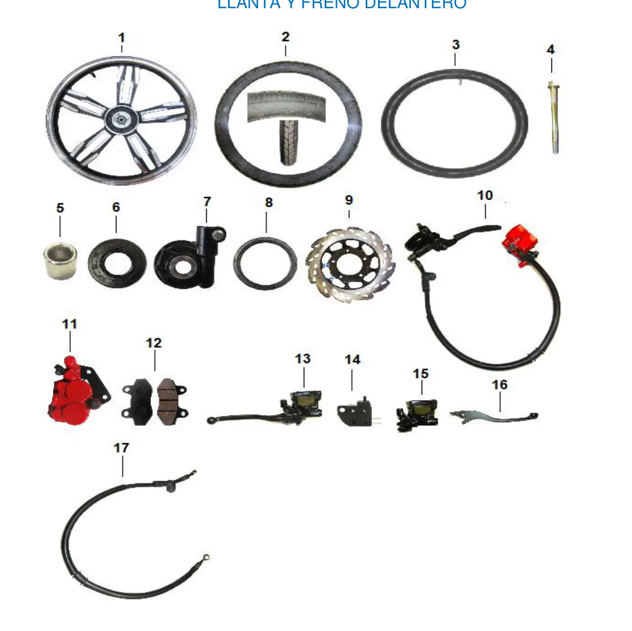 Diagrama TRIP 150cc Carabela Trip 150