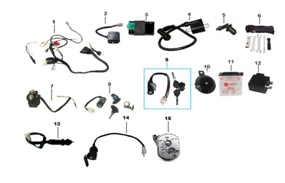 Diagrama HUNTER-110cc Hunter 110