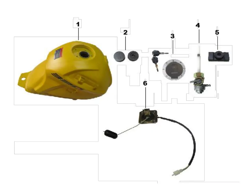Diagrama DAKOTA 300cc Dakota Pr 300