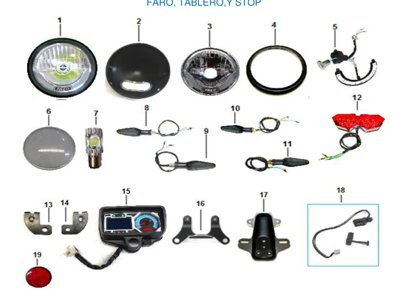 Diagrama TRIP 150cc Carabela Trip 150