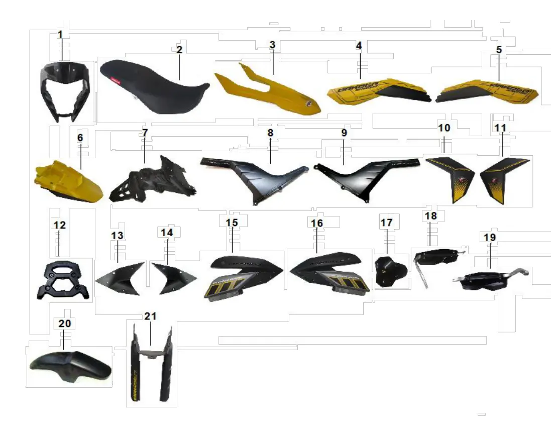 Diagrama DAKOTA 300cc Dakota Pr 300