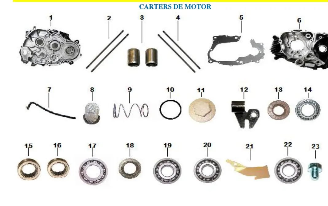 Diagrama Carters de motor Yakuza Sport Carabela