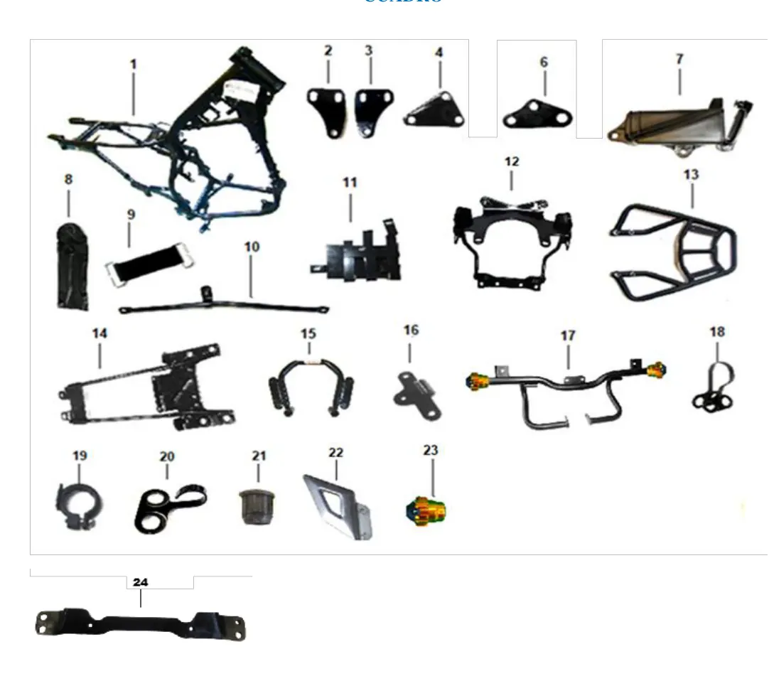 Diagrama DIRT-3 250cc 2023 Carabela Dirt3 250
