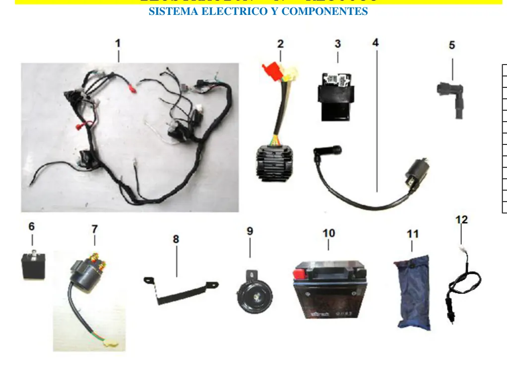 Diagrama RZ300cc Rage 300Z