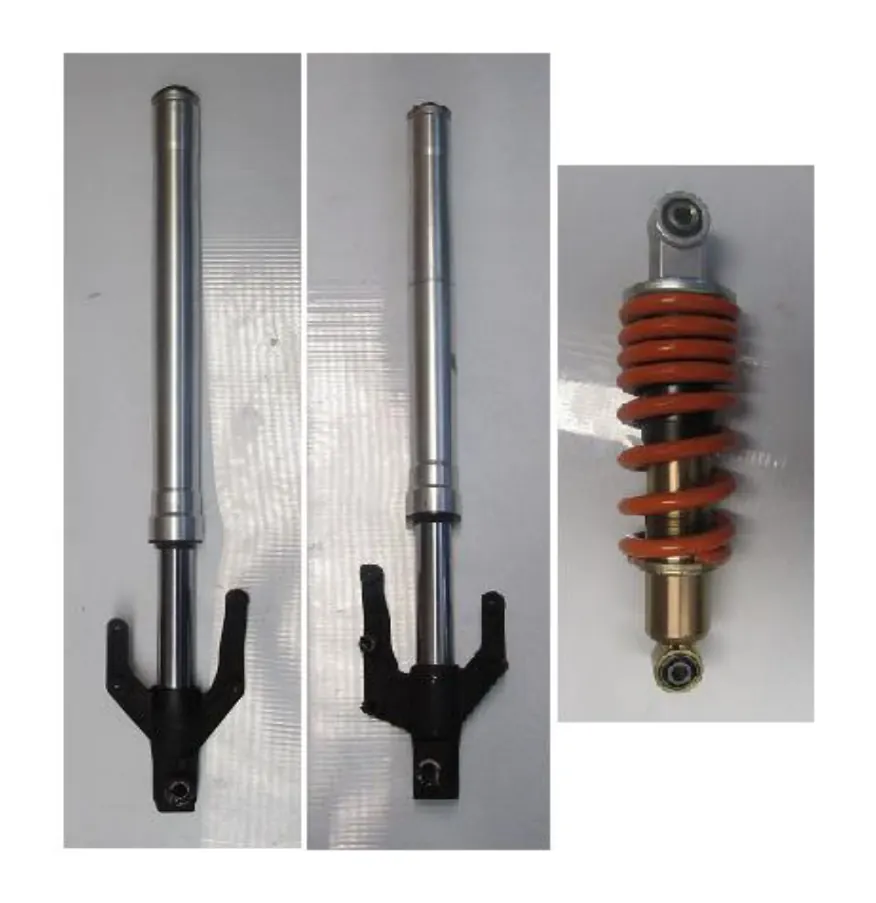 Diagrama Barras delanteras y amortiguador Goliath 250