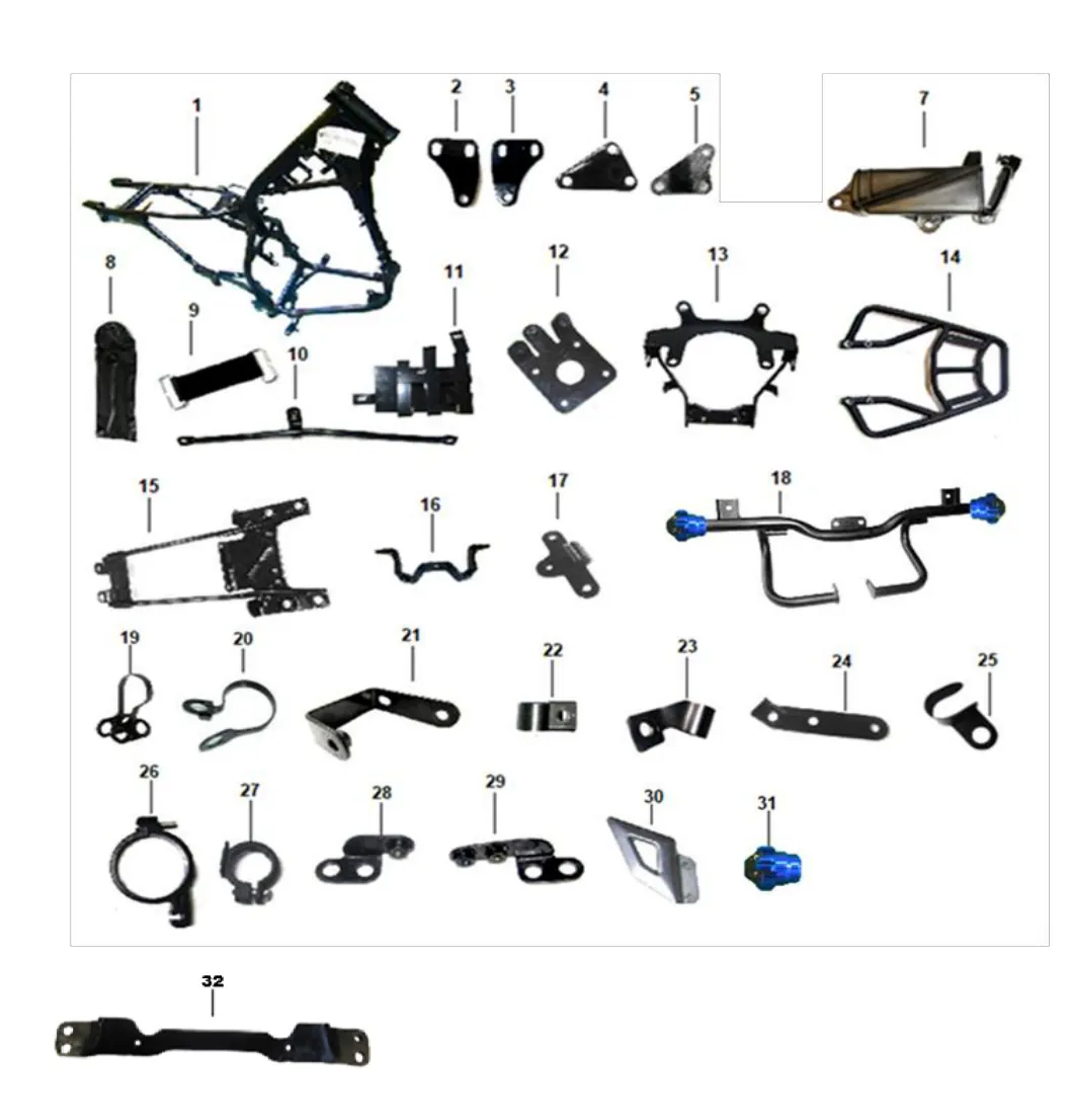 Diagrama MONTANA 250cc 2023 Islo Trip 150