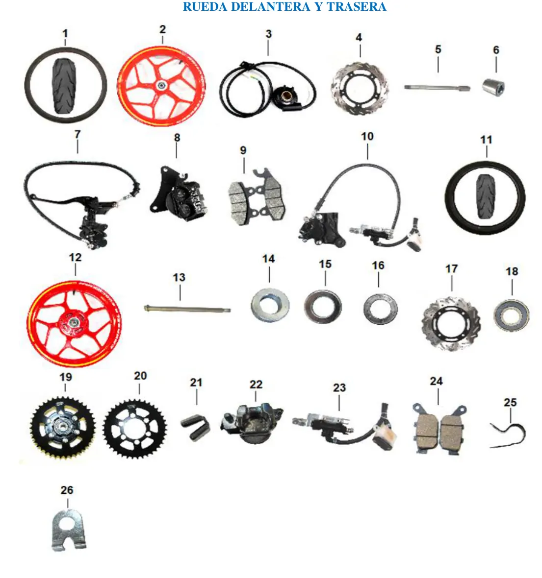 Diagrama RZ300cc Rage 300Z