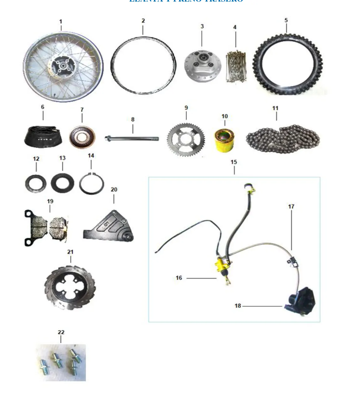 Diagrama MONTANA 250cc 2023 Islo Trip 150