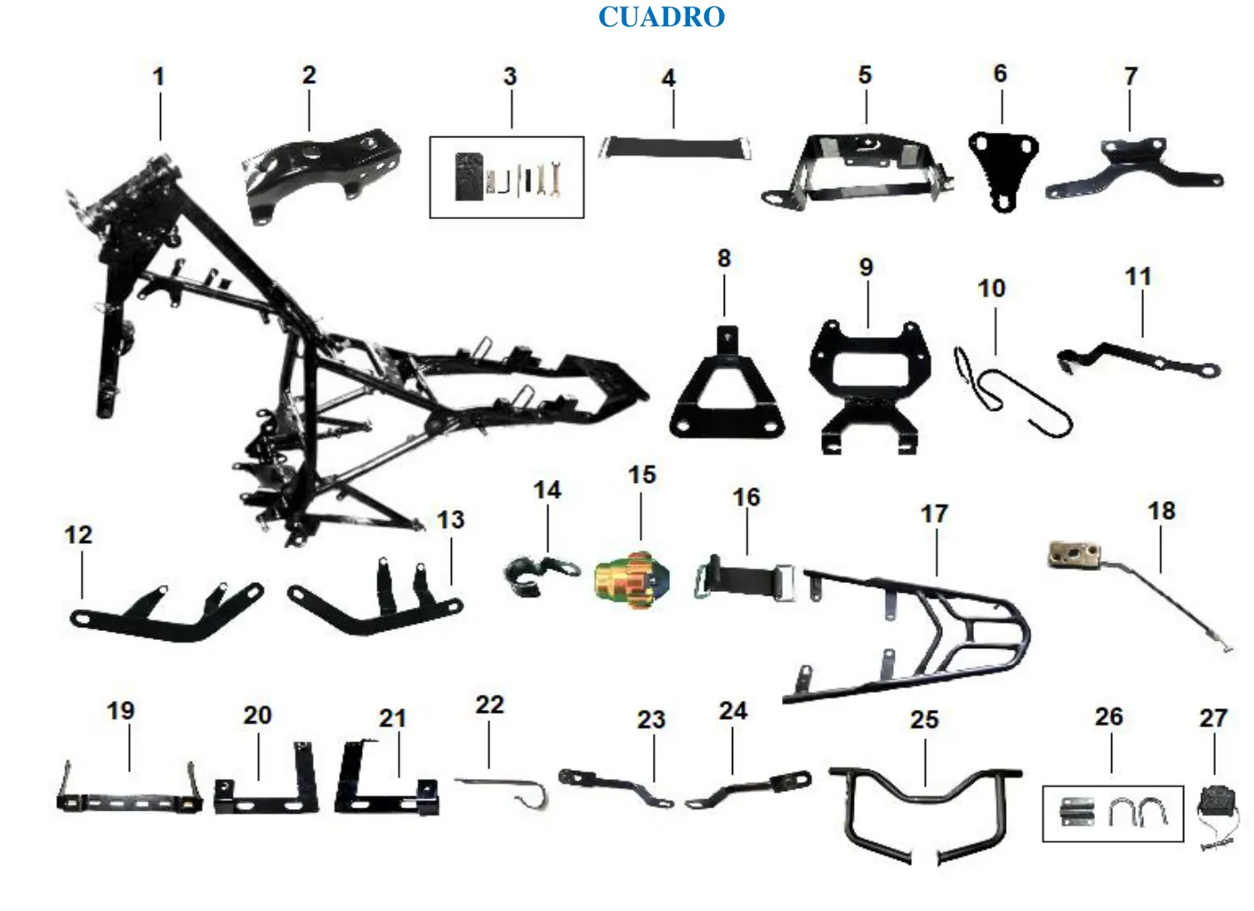 Diagrama INDY 250cc 2024 Indy 250
