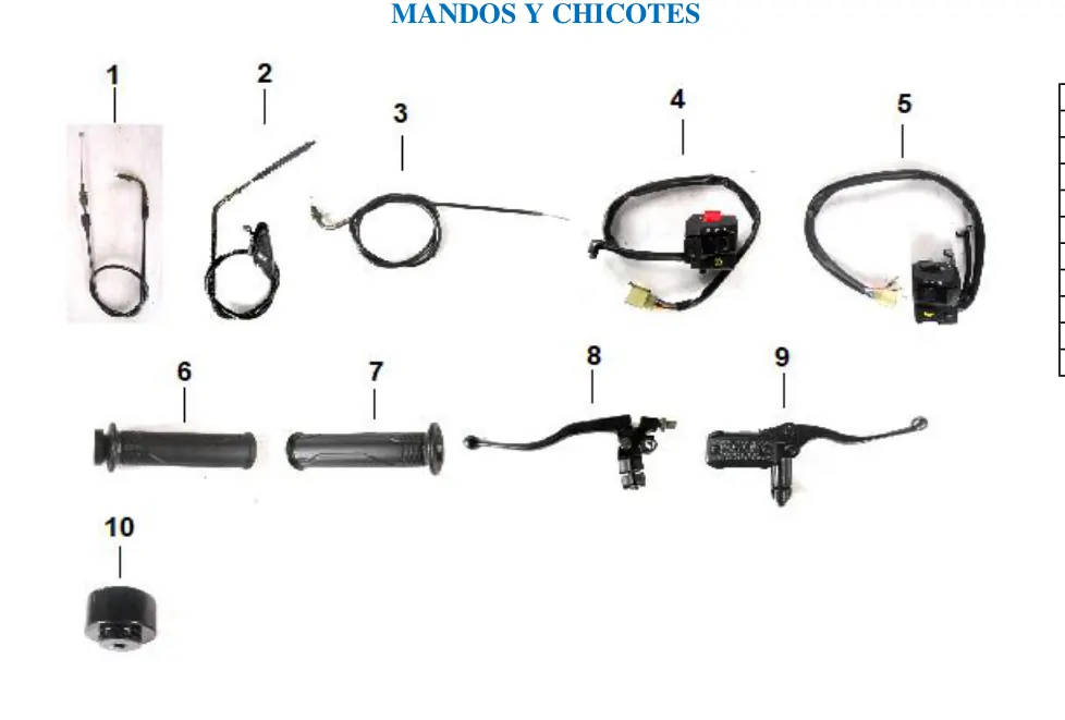Diagrama RZ300cc Rage 300Z