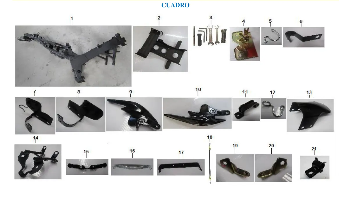 Diagrama Cuadro Yakuza Sport Carabela