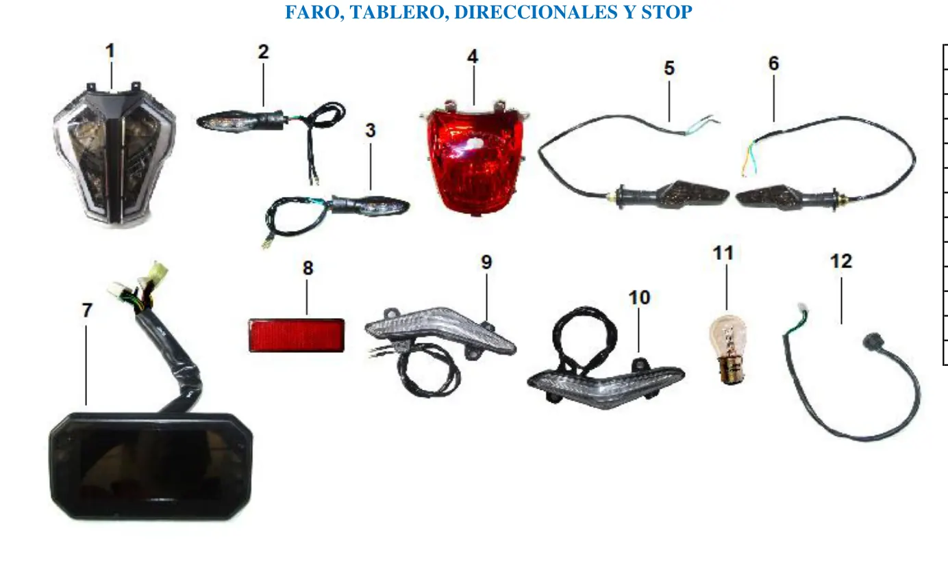 Diagrama INDY 250cc 2024 Indy 250
