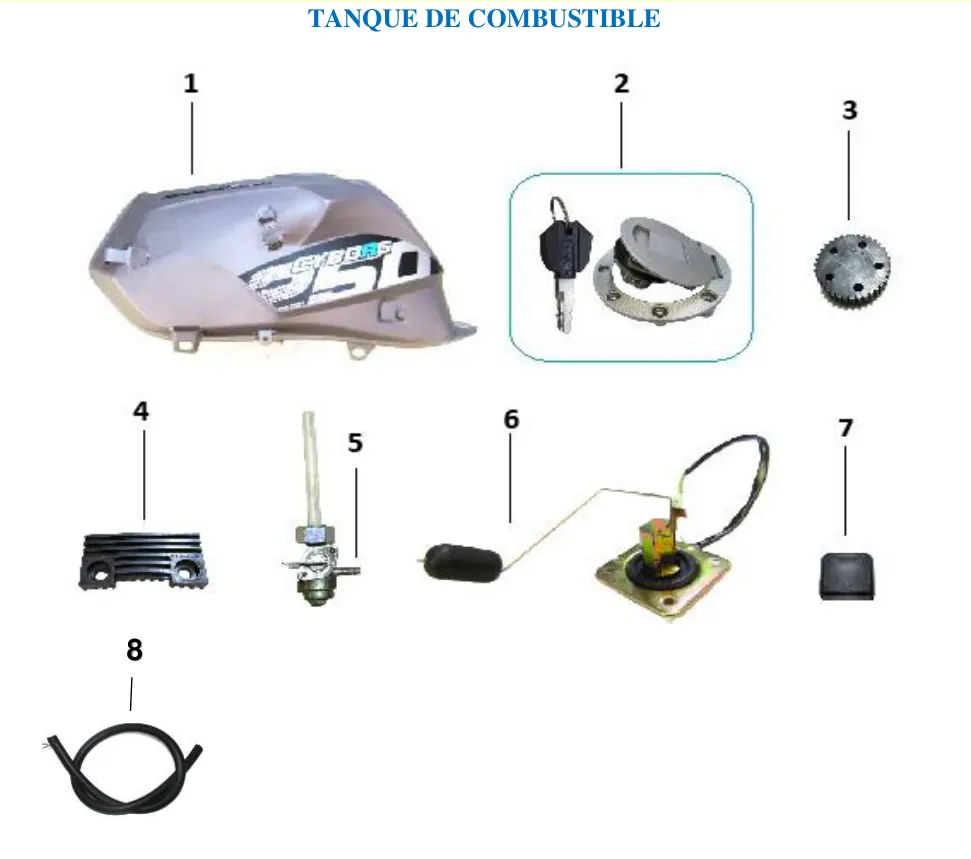 Diagrama CYBORG 250cc 2024 Cyborg 250