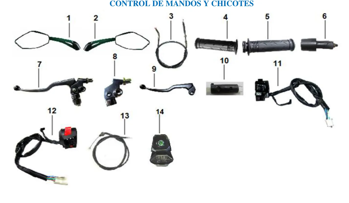 Diagrama INDY 250cc 2024 Indy 250